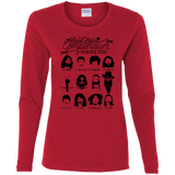 T-Shirts Red / S The Music Facial Hair Compendium Women's Long Sleeve T-Shirt