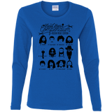 T-Shirts Royal / S The Music Facial Hair Compendium Women's Long Sleeve T-Shirt