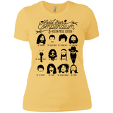 T-Shirts Banana Cream/ / X-Small The Music Facial Hair Compendium Women's Premium T-Shirt