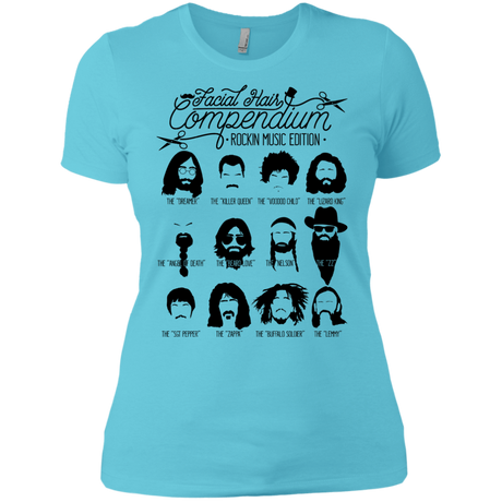 T-Shirts Cancun / X-Small The Music Facial Hair Compendium Women's Premium T-Shirt