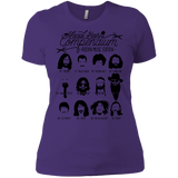 T-Shirts Purple Rush/ / X-Small The Music Facial Hair Compendium Women's Premium T-Shirt
