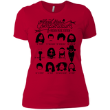 T-Shirts Red / X-Small The Music Facial Hair Compendium Women's Premium T-Shirt