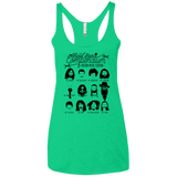 The Music Facial Hair Compendium Women's Triblend Racerback Tank