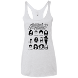 The Music Facial Hair Compendium Women's Triblend Racerback Tank