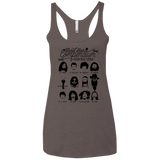 The Music Facial Hair Compendium Women's Triblend Racerback Tank