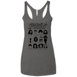 The Music Facial Hair Compendium Women's Triblend Racerback Tank