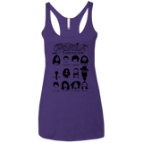 The Music Facial Hair Compendium Women's Triblend Racerback Tank