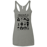 The Music Facial Hair Compendium Women's Triblend Racerback Tank