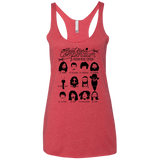 The Music Facial Hair Compendium Women's Triblend Racerback Tank