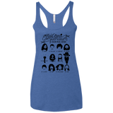 The Music Facial Hair Compendium Women's Triblend Racerback Tank