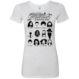 T-Shirts Heather White / S The Music Facial Hair Compendium Women's Triblend T-Shirt