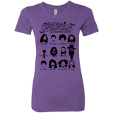 T-Shirts Purple Rush / S The Music Facial Hair Compendium Women's Triblend T-Shirt