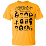 T-Shirts Gold / YXS The Music Facial Hair Compendium Youth T-Shirt