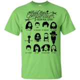 T-Shirts Lime / YXS The Music Facial Hair Compendium Youth T-Shirt