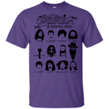 T-Shirts Purple / YXS The Music Facial Hair Compendium Youth T-Shirt