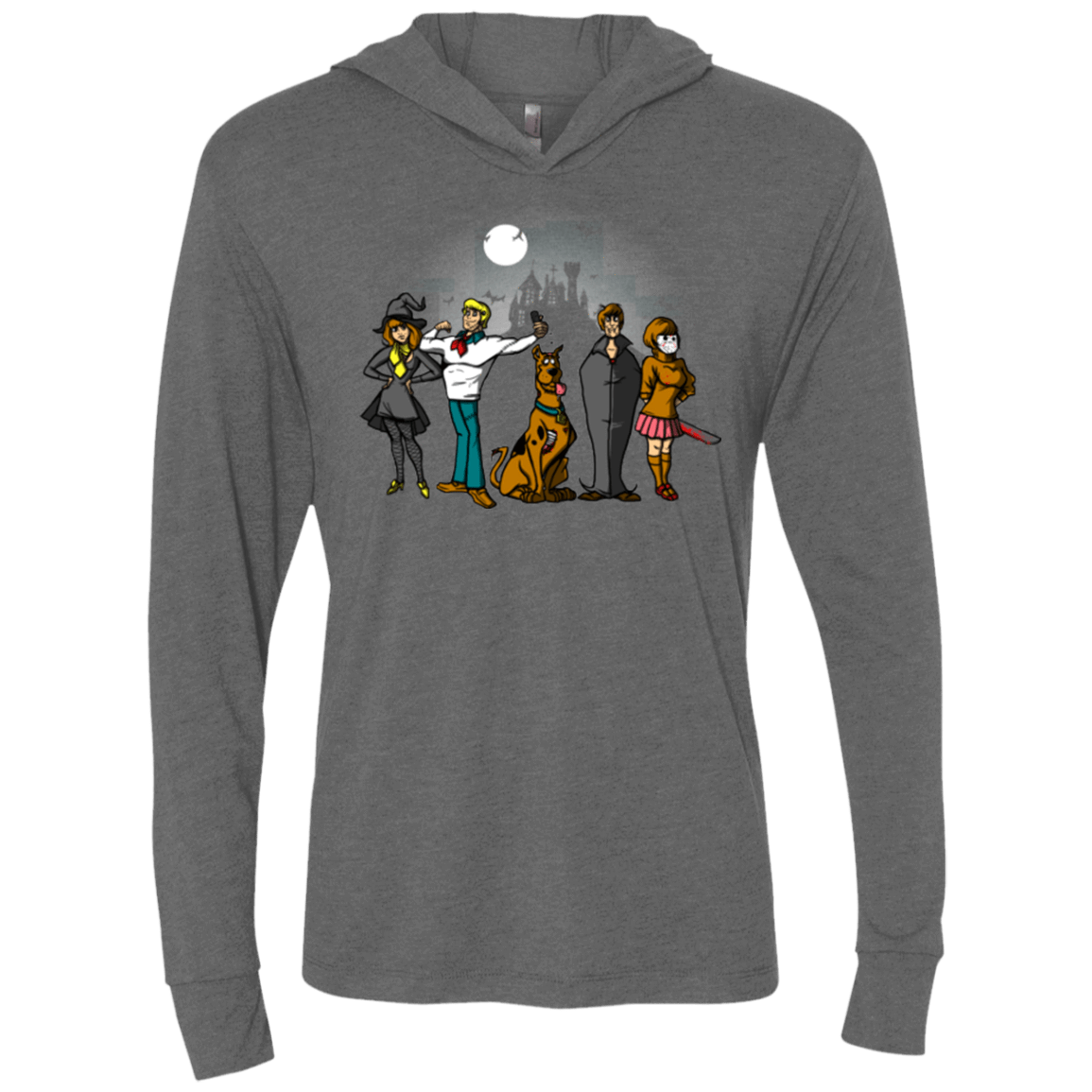The Mystery Bunch Triblend Long Sleeve Hoodie Tee