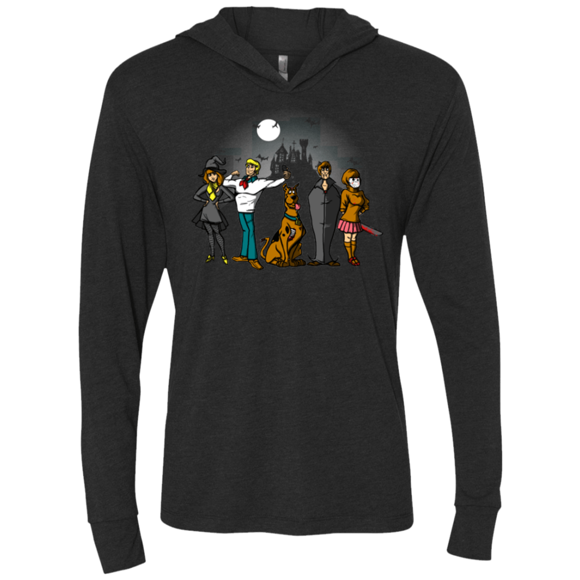 The Mystery Bunch Triblend Long Sleeve Hoodie Tee