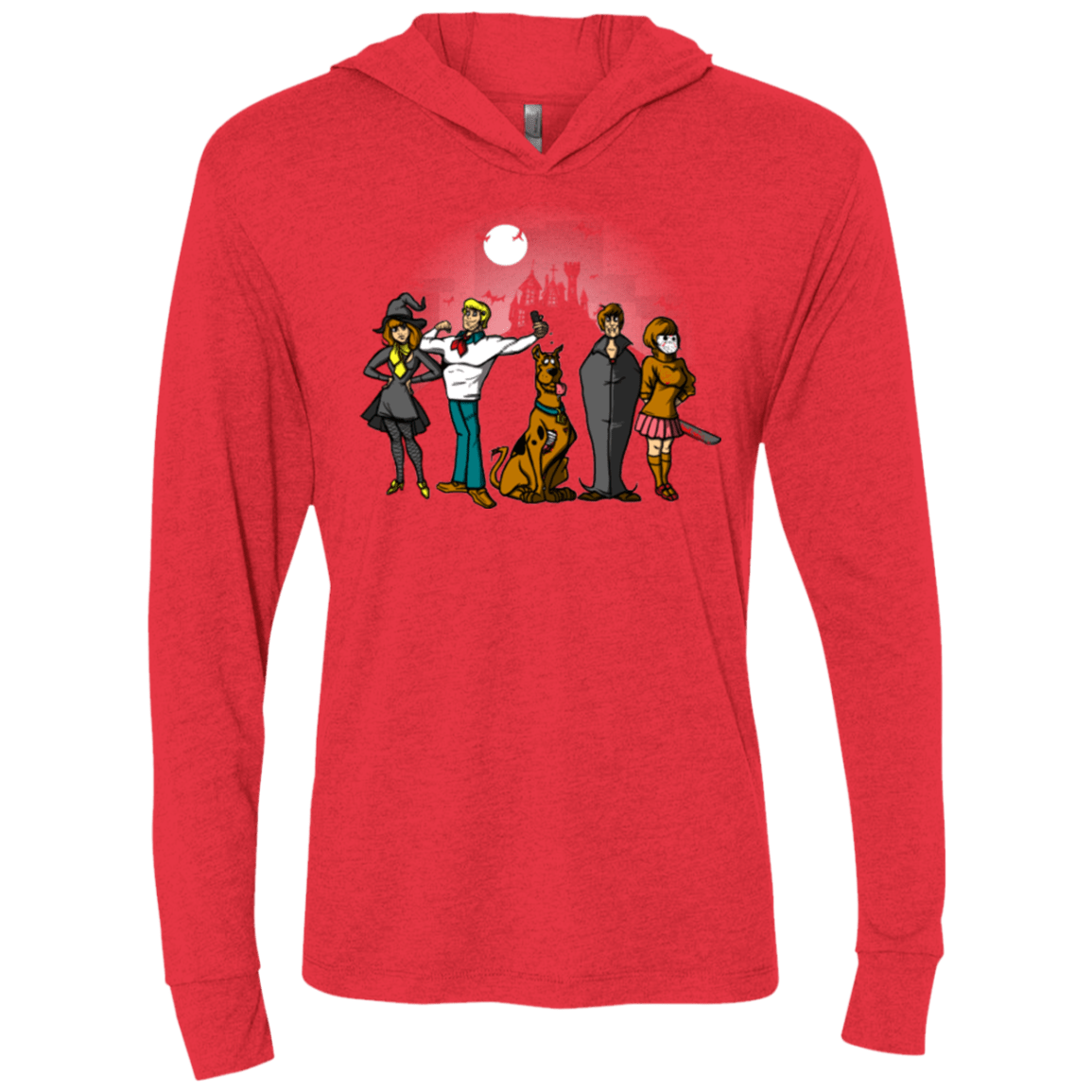 The Mystery Bunch Triblend Long Sleeve Hoodie Tee