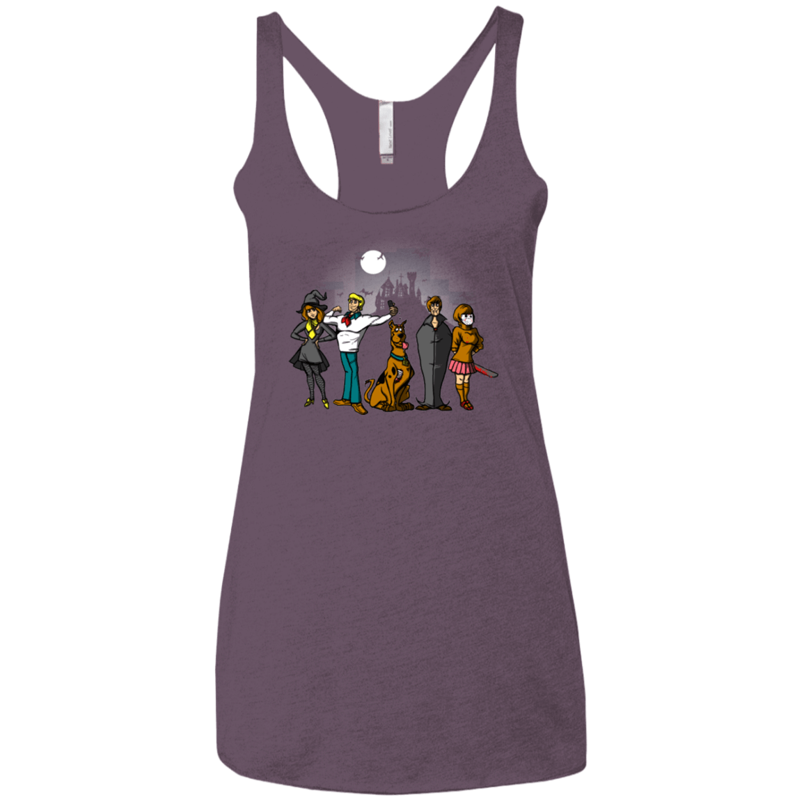 T-Shirts Vintage Purple / X-Small The Mystery Bunch Women's Triblend Racerback Tank