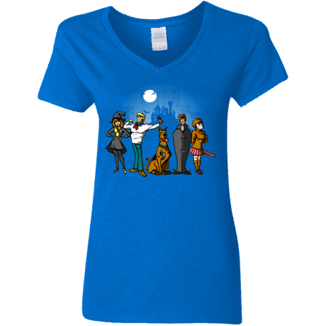 T-Shirts Royal / S The Mystery Bunch Women's V-Neck T-Shirt