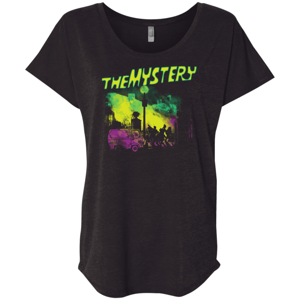 T-Shirts Vintage Black / X-Small The Mystery Triblend Dolman Sleeve