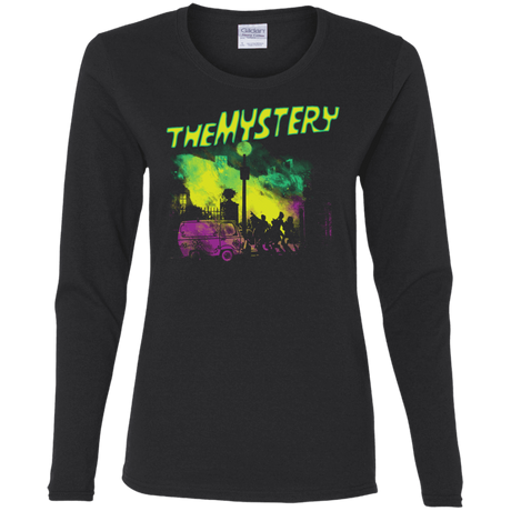 T-Shirts Black / S The Mystery Women's Long Sleeve T-Shirt