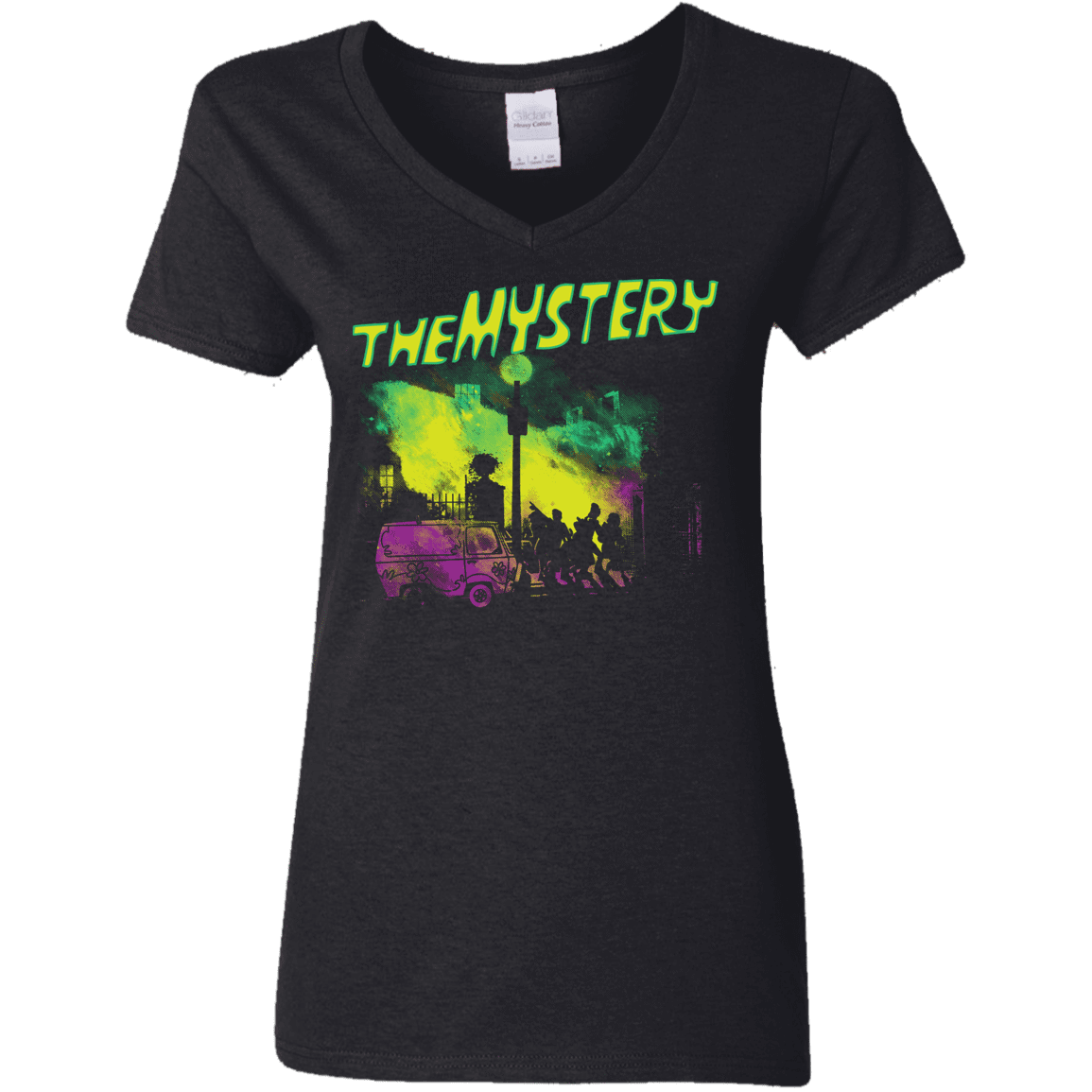 T-Shirts Black / S The Mystery Women's V-Neck T-Shirt