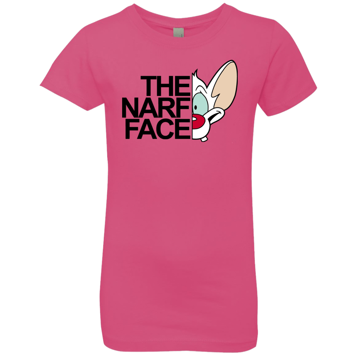 T-Shirts Hot Pink / YXS The Narf Face Girls Premium T-Shirt