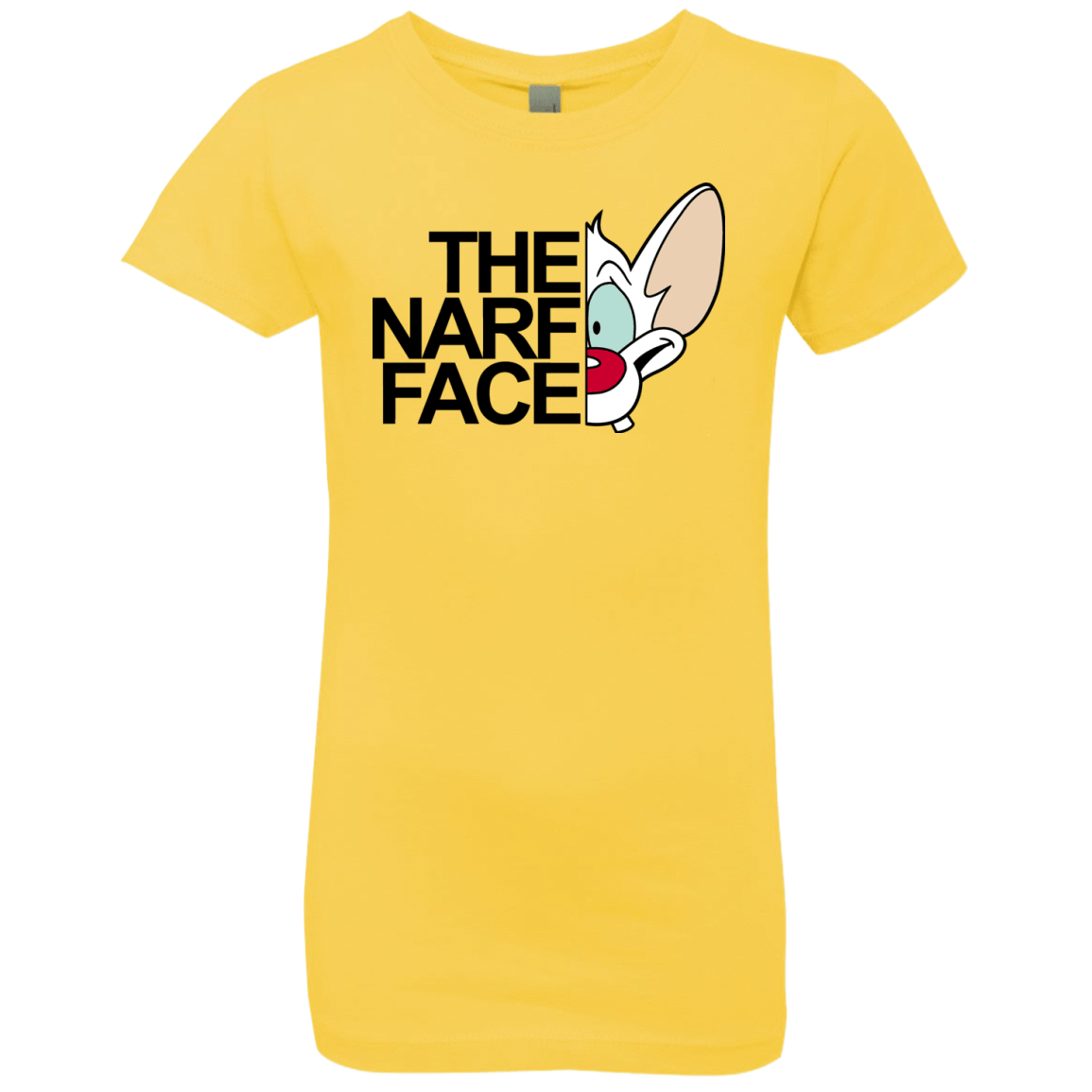 T-Shirts Vibrant Yellow / YXS The Narf Face Girls Premium T-Shirt