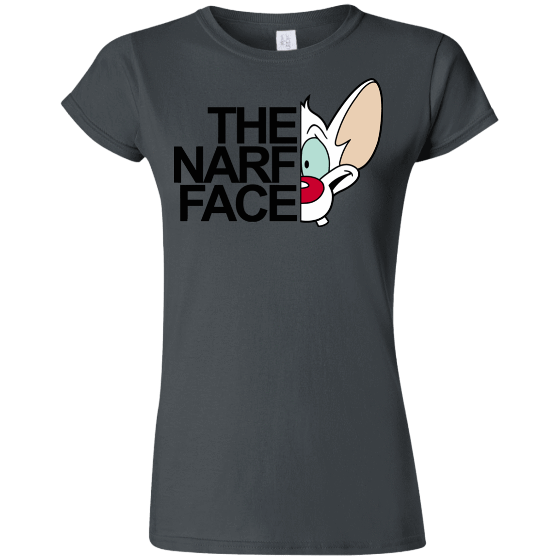 T-Shirts Charcoal / S The Narf Face Junior Slimmer-Fit T-Shirt