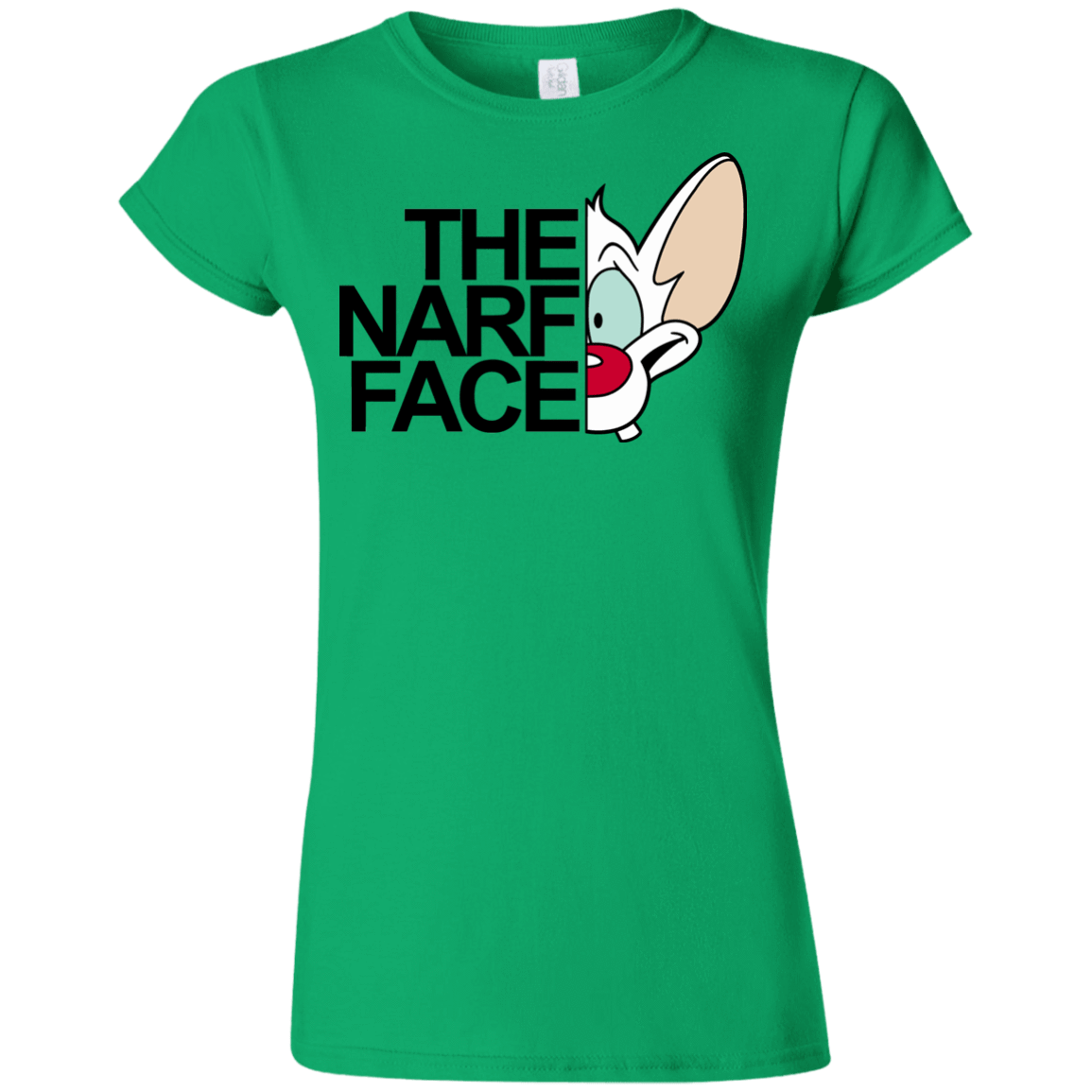 T-Shirts Irish Green / S The Narf Face Junior Slimmer-Fit T-Shirt