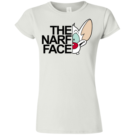 T-Shirts White / S The Narf Face Junior Slimmer-Fit T-Shirt
