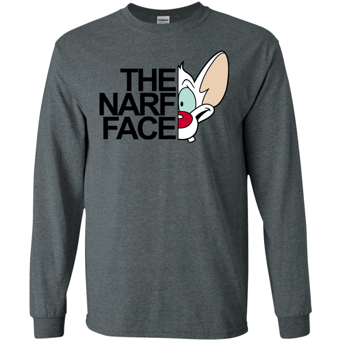 The Narf Face Men's Long Sleeve T-Shirt