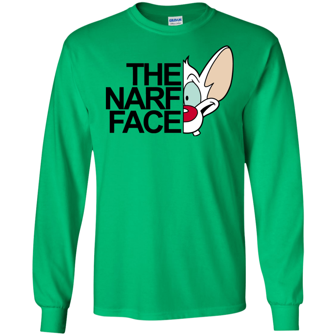 The Narf Face Men's Long Sleeve T-Shirt