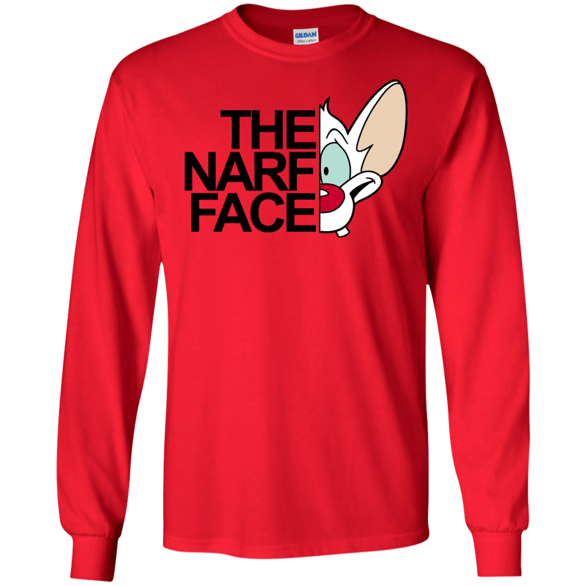 The Narf Face Men's Long Sleeve T-Shirt