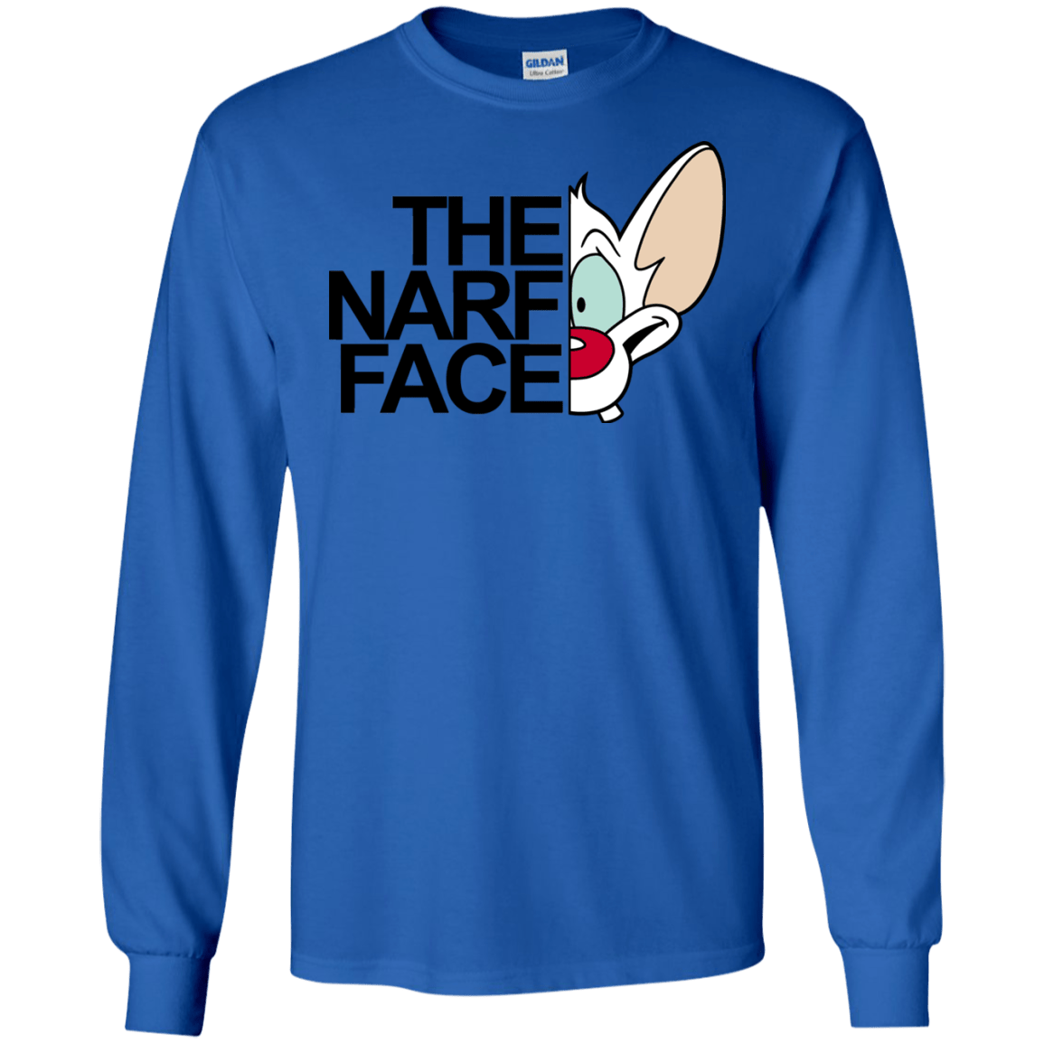 The Narf Face Men's Long Sleeve T-Shirt