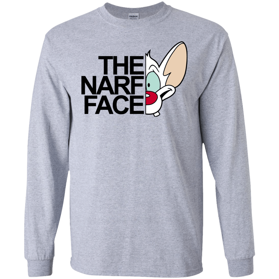 The Narf Face Men's Long Sleeve T-Shirt