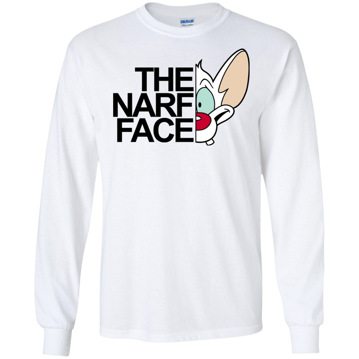 The Narf Face Men's Long Sleeve T-Shirt