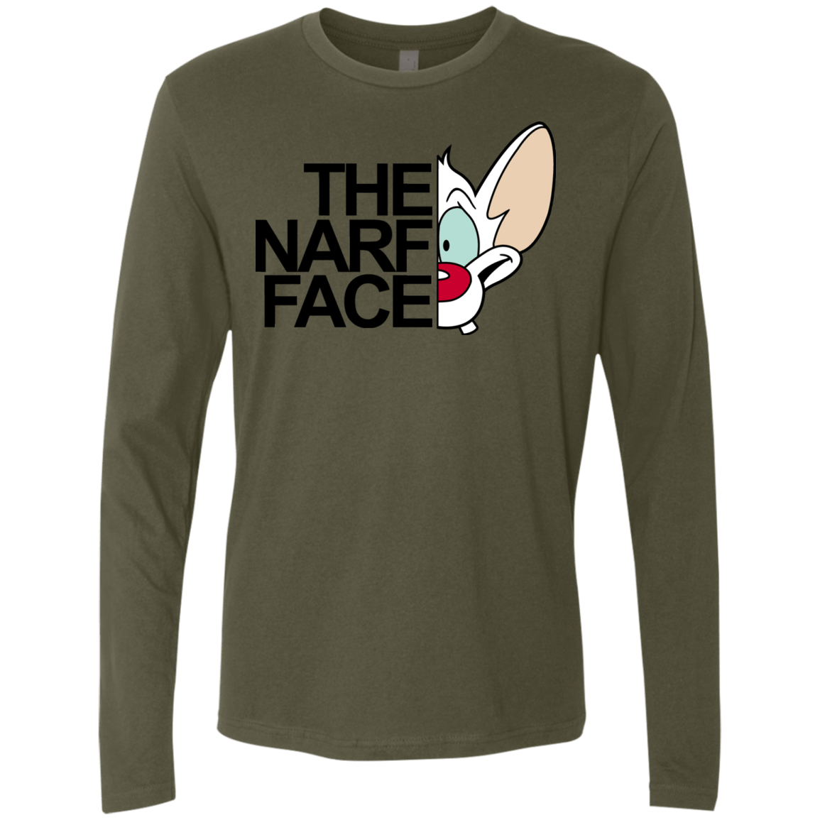 The Narf Face Men's Premium Long Sleeve