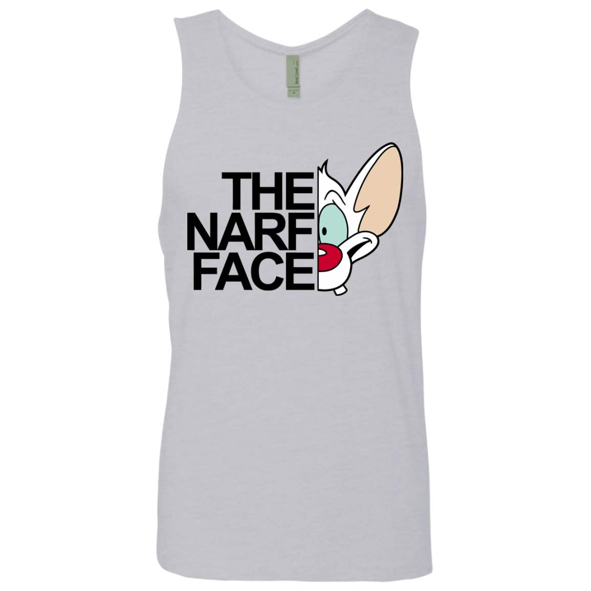 T-Shirts Heather Grey / S The Narf Face Men's Premium Tank Top