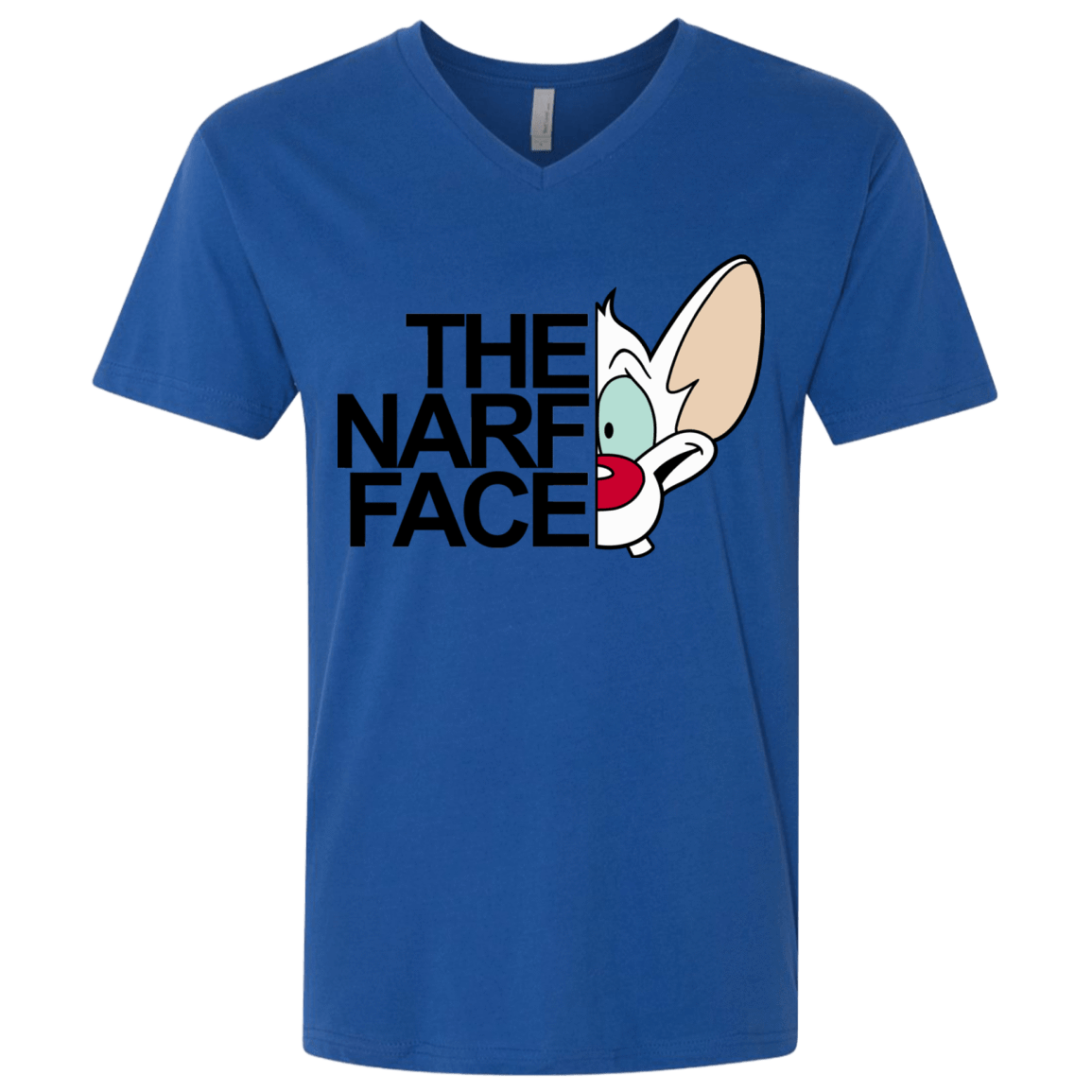 T-Shirts Royal / X-Small The Narf Face Men's Premium V-Neck