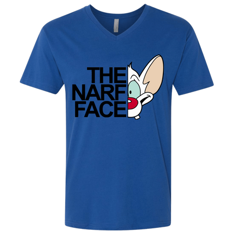 T-Shirts Royal / X-Small The Narf Face Men's Premium V-Neck