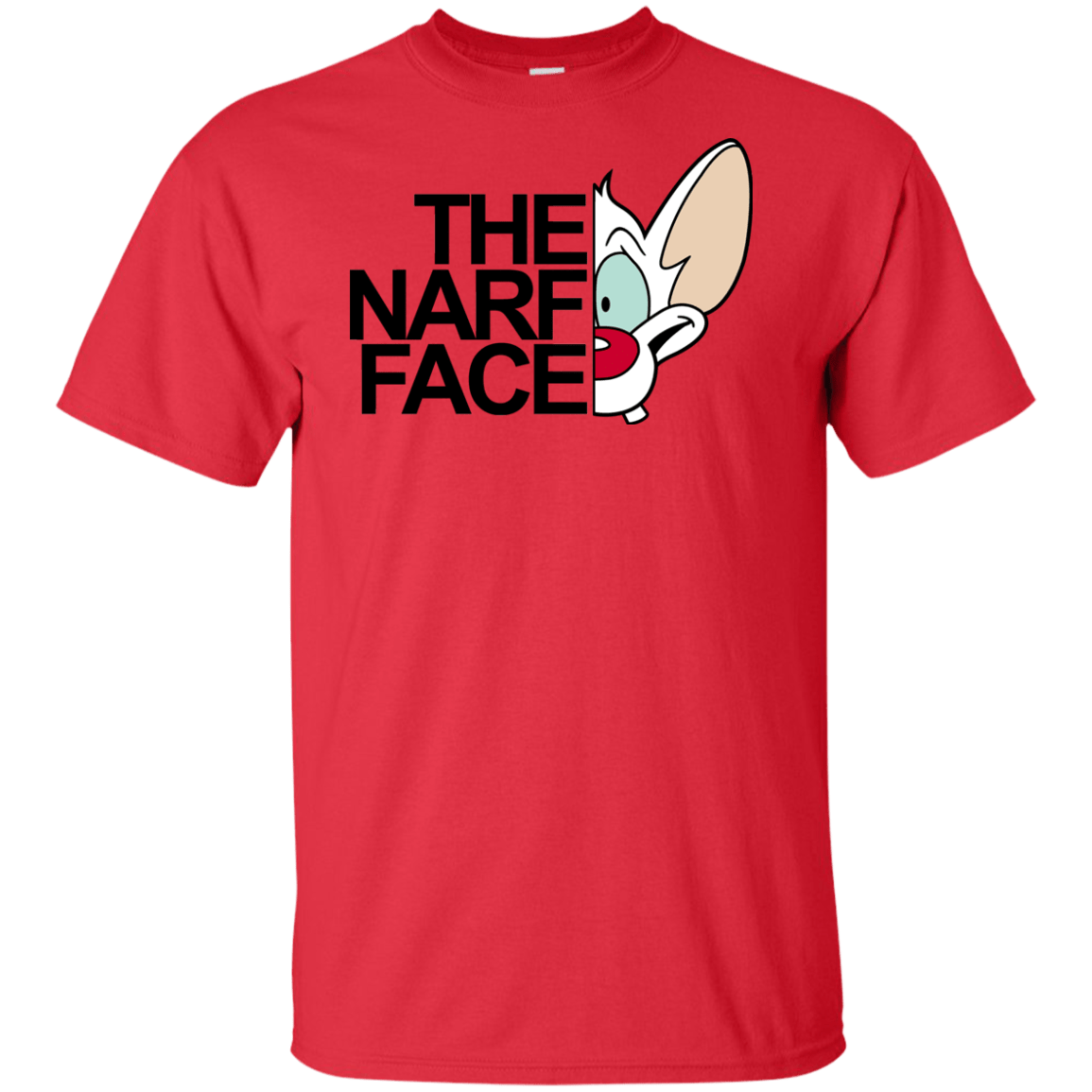 T-Shirts Red / XLT The Narf Face Tall T-Shirt
