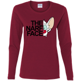 T-Shirts Cardinal / S The Narf Face Women's Long Sleeve T-Shirt
