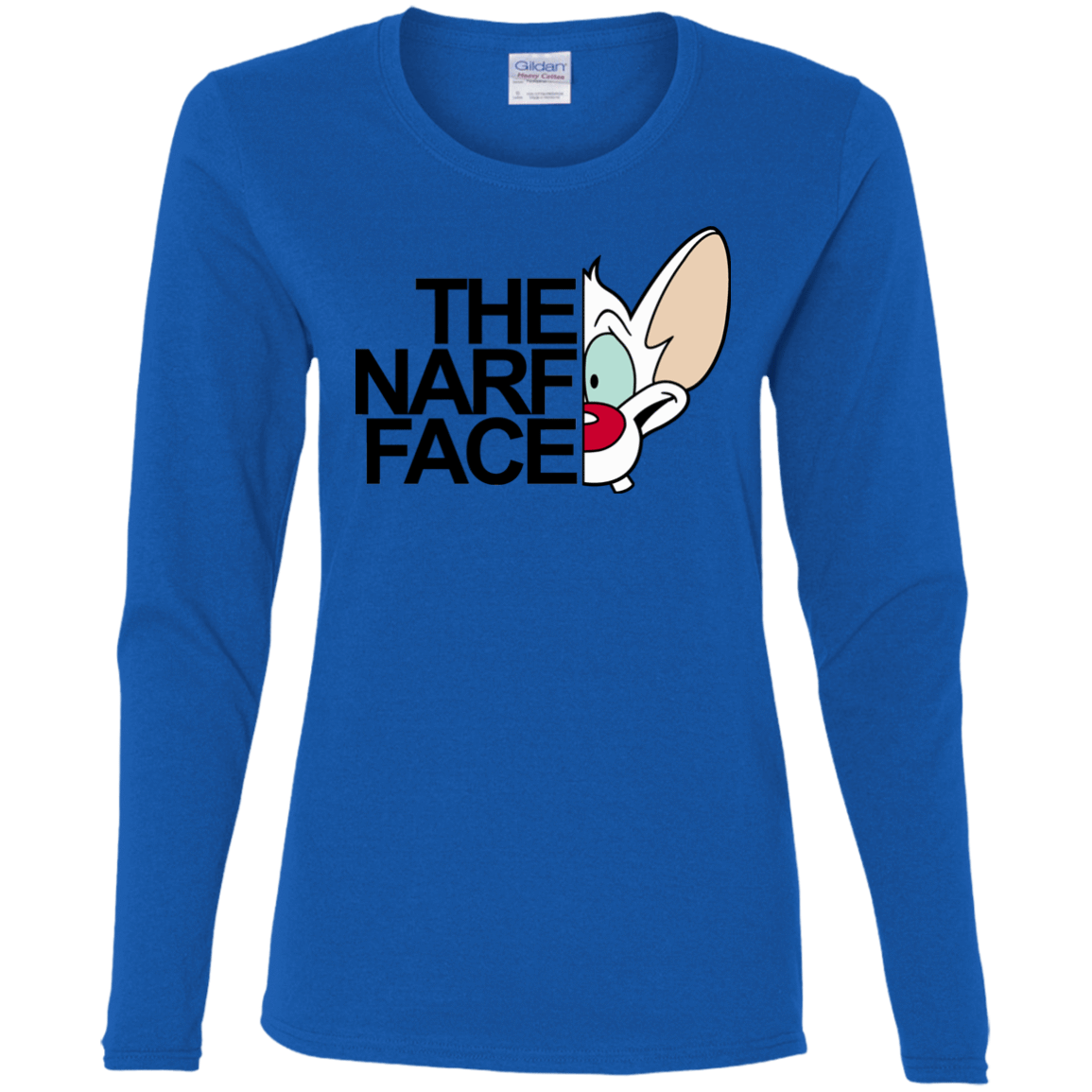 T-Shirts Royal / S The Narf Face Women's Long Sleeve T-Shirt