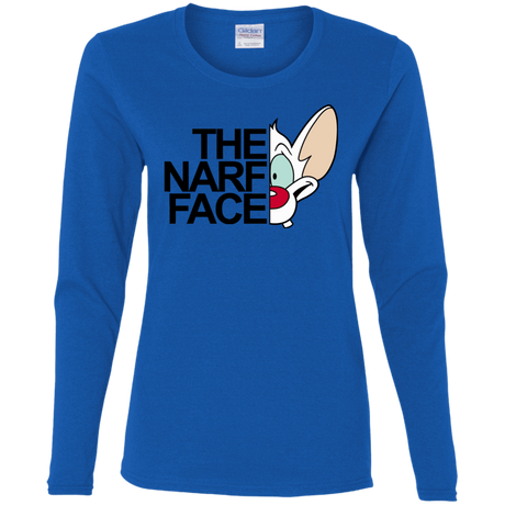 T-Shirts Royal / S The Narf Face Women's Long Sleeve T-Shirt