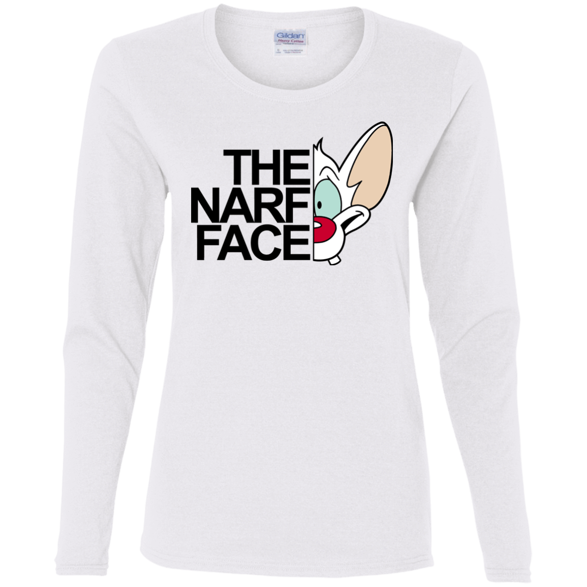 T-Shirts White / S The Narf Face Women's Long Sleeve T-Shirt