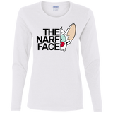 T-Shirts White / S The Narf Face Women's Long Sleeve T-Shirt