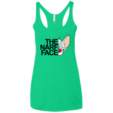 The Narf Face Women's Triblend Racerback Tank
