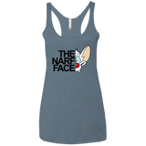 The Narf Face Women's Triblend Racerback Tank